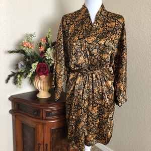 Vintage Sedu Silky Short Robe